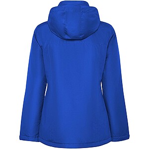 America womens padded parka jacket, royal blue