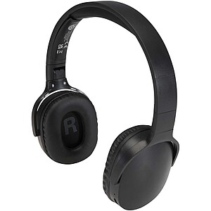 Ancha recycled plastic over-ear wireless Bluetooth® headset, black