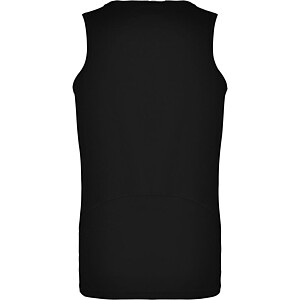 Andre kids sports vest, black, size 5/6