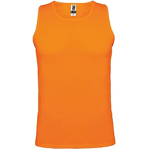 Andre kids sports vest, fluor orange, size 5/6