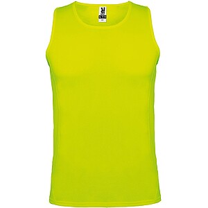 Andre kids sports vest, fluor yellow, size 5/6