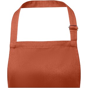 Andrea 240 g/m2 apron with adjustable neck strap, brick