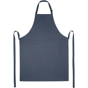 Andrea 240 g/m2 apron with adjustable neck strap, hale blue