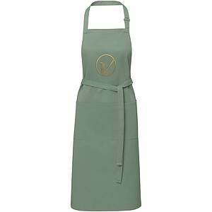 Andrea 240 g/m2 apron with adjustable neck strap, heather green