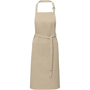 Andrea 240 g/m2 apron with adjustable neck strap, oatmeal