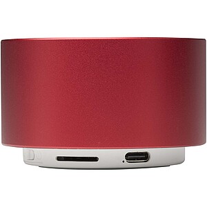 Ankaa 3W recycled aluminium wireless Bluetooth® speaker, red