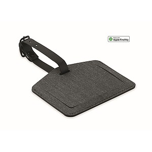 Anti-loss finder luggage tag, black