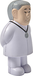 Anti-stress doctor model figure.