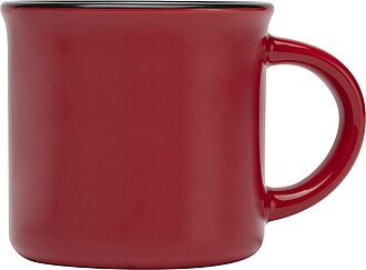 ARIKAN Keramický hrnek o objemu 240 ml, červená