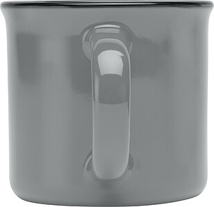 ARIKAN Keramický hrnek o objemu 240 ml, šedá