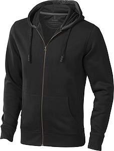 Arora unisex full zip hoodie, black