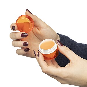 AS lip balm jar Malik, orange