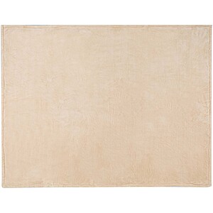 Ashen GRS recycled sherpa blanket, oatmeal