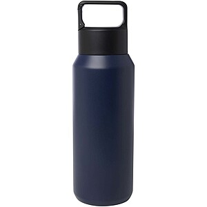 Astra 600 ml RCS recycled stainless steel copper vacuum insulated water bottle (carbonated safe), navy