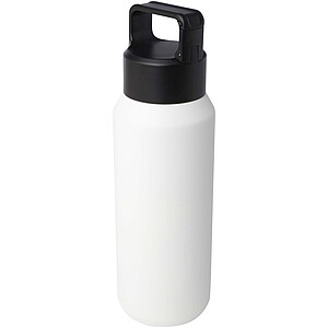 Astra 600 ml RCS recycled stainless steel copper vacuum insulated water bottle (carbonated safe), white