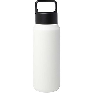 Astra 600 ml RCS recycled stainless steel copper vacuum insulated water bottle (carbonated safe), white
