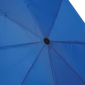Automatic open/close windproof pocket umbrella, blue