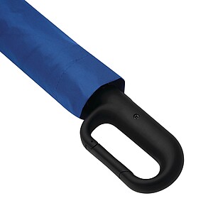 Automatic open/close windproof pocket umbrella, blue