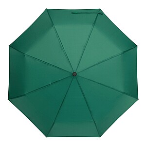Automatic open/close windproof pocket umbrella, dark green