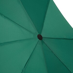 Automatic open/close windproof pocket umbrella, dark green