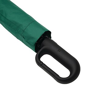 Automatic open/close windproof pocket umbrella, dark green
