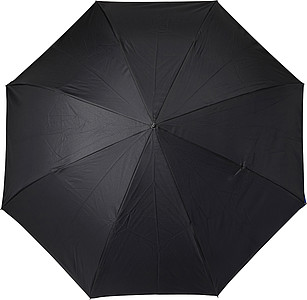 Automatic, reversible, twin-layer umbrella