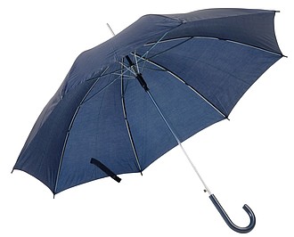 Automatic stick umbrella "Dance" with polyester canopy,colour navy blue