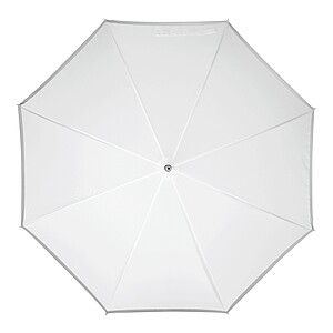 Automatic stick umbrella, white