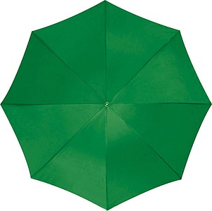 Automatic umbrella, plastic handle, green