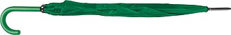 Automatic umbrella, plastic handle, green