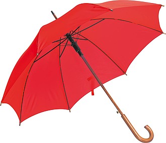 Automatic umbrella, red