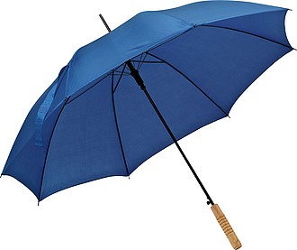 Automatic walking-stick umbrella, blue