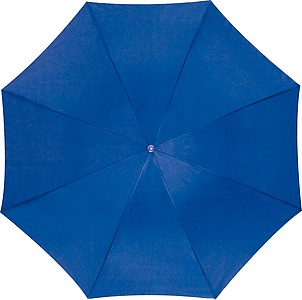 Automatic walking-stick umbrella, blue