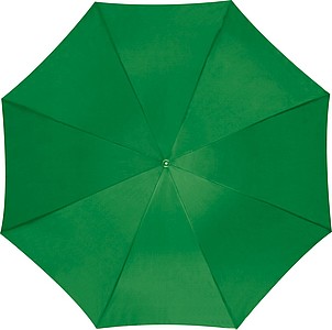 Automatic walking-stick umbrella, green