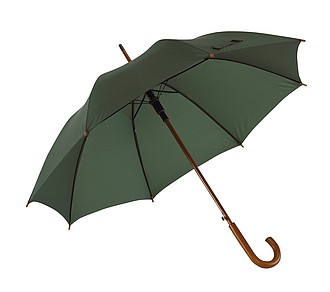 Automatic wooden stick umbrella 