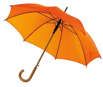 Automatic wooden stick umbrella 