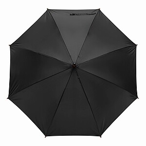 Automatic woodens umbrella, black