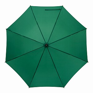 Automatic woodens umbrella, green