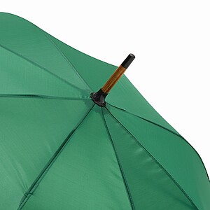 Automatic woodens umbrella, green