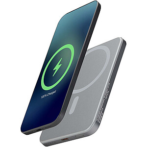 Avis 5000 mAh RCS recycled aluminium magnetic power bank