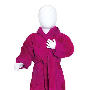 baby Bathrobe 80/92, 340 gr/m2 Magenta
