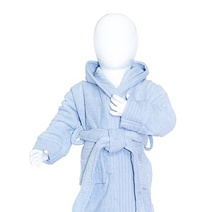 baby Bathrobe 98/110, 340 gr/m2 L.Blue