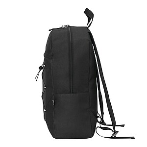 Backpack made of recycled polyester, black