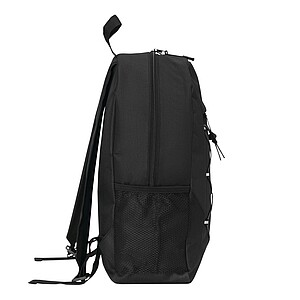 Backpack made of recycled polyester, black