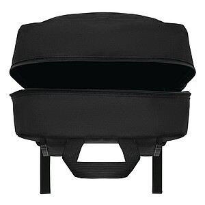 Backpack made of recycled polyester, black