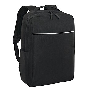 Backpack made of recycled polyester, black