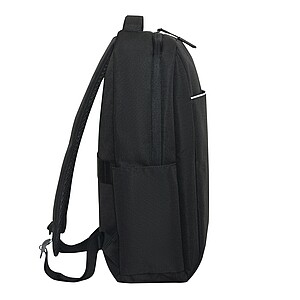 Backpack made of recycled polyester, black