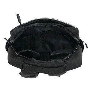 Backpack made of recycled polyester, black