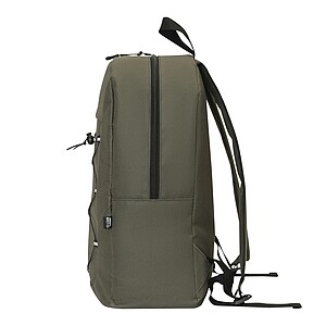 Backpack made of recycled polyester, dark green