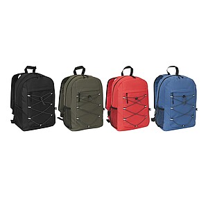 Backpack made of recycled polyester, dark green